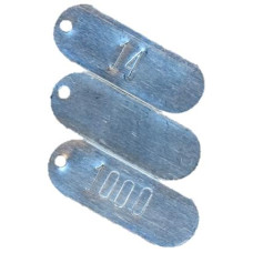 FOI0235	ETIQ. ALUMINIO 2-3/4"x1" #101-200 (79196)