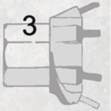 GTI0022	DEDOS P/BROCA C.T. HOLLOW STEAM AUGER (130068-116)