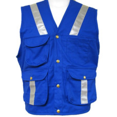 TPN0222 CHALECO PERFOPARTS "CH" AZUL REY C/REFLEJANTE