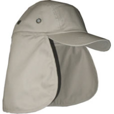 TXN0031 GORRA LEGIONARIA- KHAKI P/PROTECCIÓN DE  SOL (CUELLO)